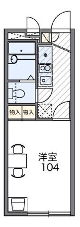 レオパレスリリーの物件間取画像